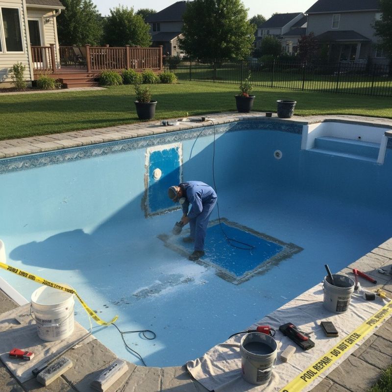 Pool Leak Repair detail
