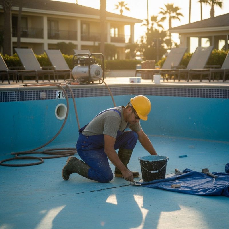 Pool Leak Repair detail